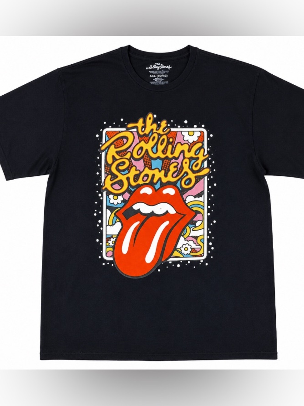 The Rolling Stones • 100% Cotton • Graphic • Charcoal Tee • XXL